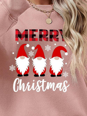 Focus Grabber Long Sleeve Merry Christmas Sweatshirt-MXSTUDIO.COM