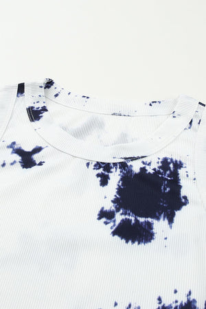 a white shirt with black ink on it