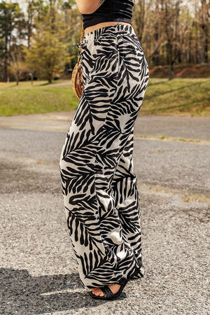 Freedom In Style Wide Leg Drawstring Pants - MXSTUDIO.COM
