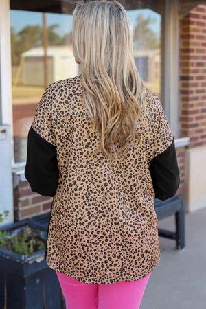 Gentle And Warm Black Leopard Jacket - MXSTUDIO.COM