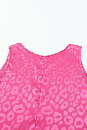 Girly Fresh Sleeveless Leopard Print Tank - MXSTUDIO.COM - Stylish Womens Clothing