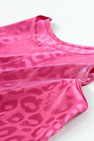 Girly Fresh Sleeveless Leopard Print Tank - MXSTUDIO.COM - Stylish Womens Clothing