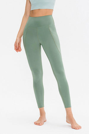 Gym Babe Slim Fit Spandex Pocket Leggings - MXSTUDIO.COM