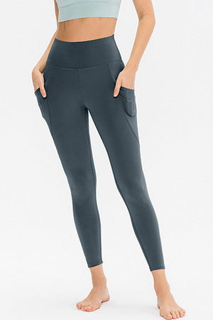Gym Babe Slim Fit Spandex Pocket Leggings - MXSTUDIO.COM