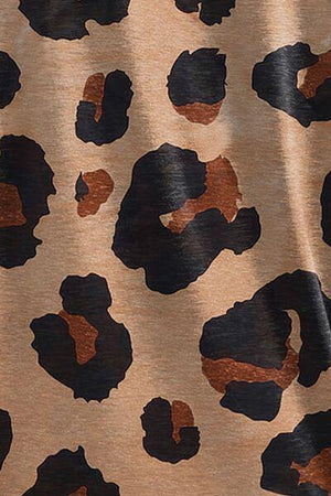 a close up of a leopard print fabric