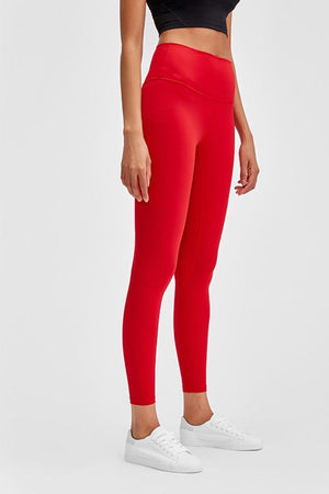 Hidden Elastic Waistband Leggings - MXSTUDIO.COM