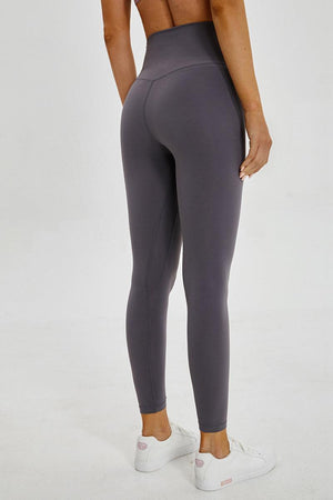 Hidden Elastic Waistband Leggings - MXSTUDIO.COM