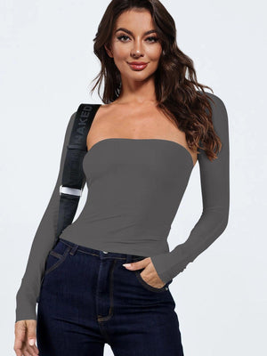 Insta Influencer Long Sleeve Bolero Tube Top Set - MXSTUDIO.COM