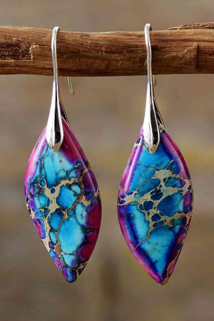 Intensifying Natural Stone Fashion Dangle Earrings-MXSTUDIO.COM
