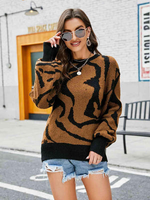 Irresistible Comfort Balloon Sleeve Knit Sweater - MXSTUDIO.COM
