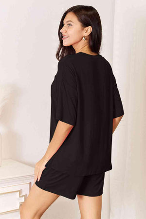 Jazz It Up Half Sleeve Plus Size Top And Shorts Set - MXSTUDIO.COM