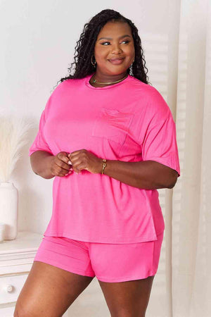 Jazz It Up Half Sleeve Plus Size Top And Shorts Set - MXSTUDIO.COM