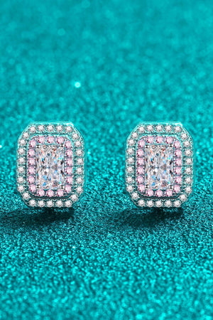 Jubilant 1 Carat Moissanite Stud Earrings - MXSTUDIO.COM