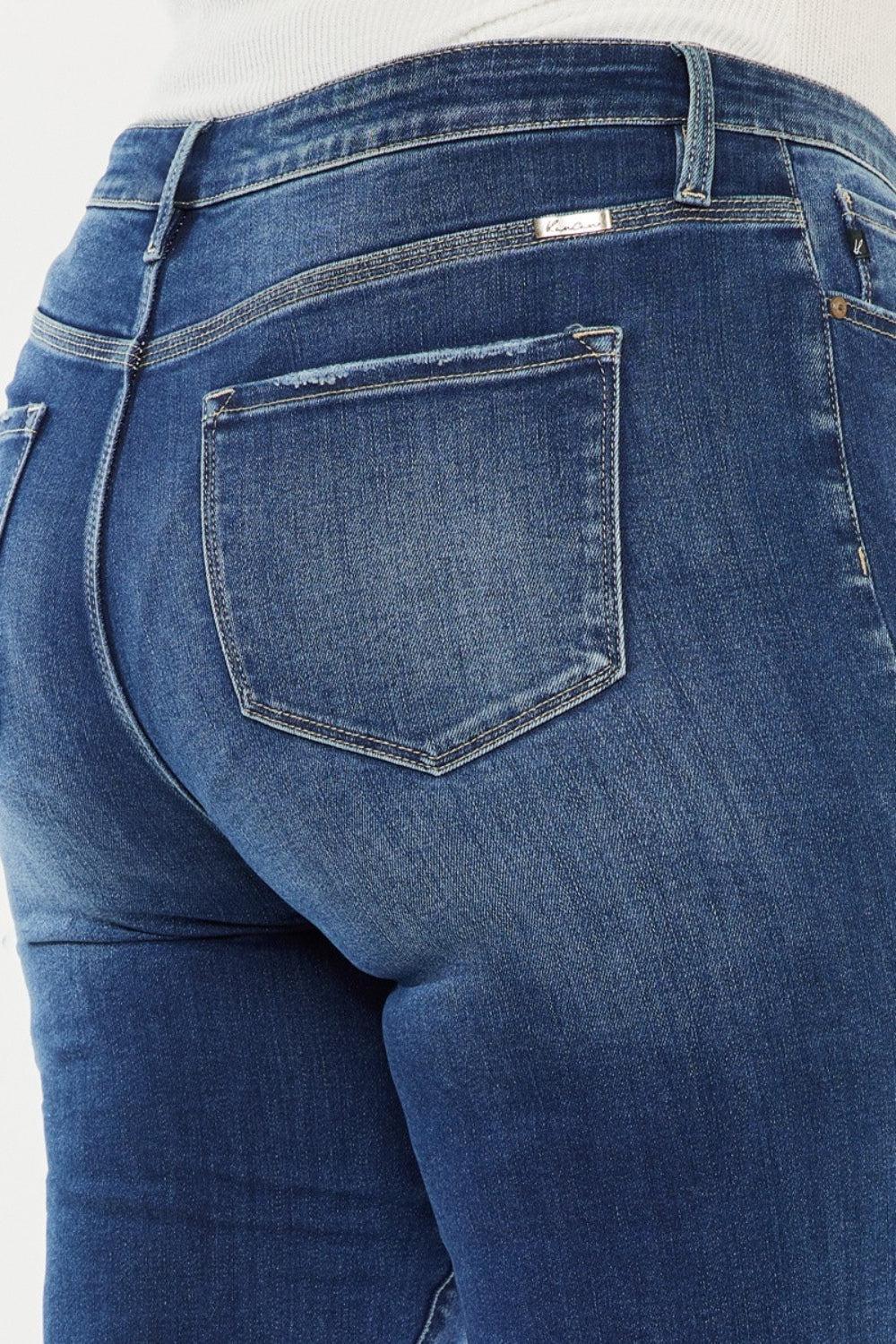 a close up of a person wearing jeans