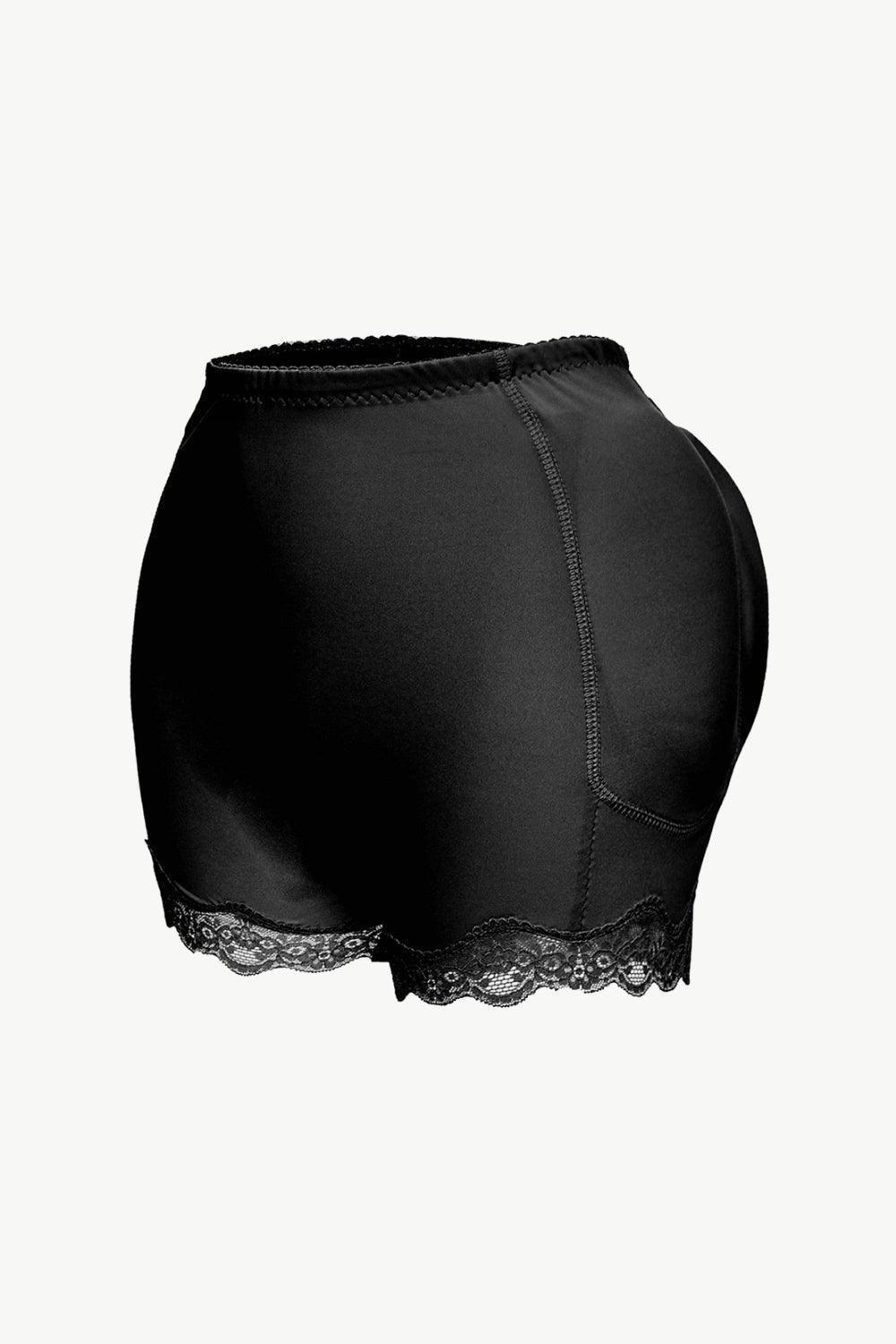Lace Trim Butt Lifter Shaping Shorts - MXSTUDIO.COM