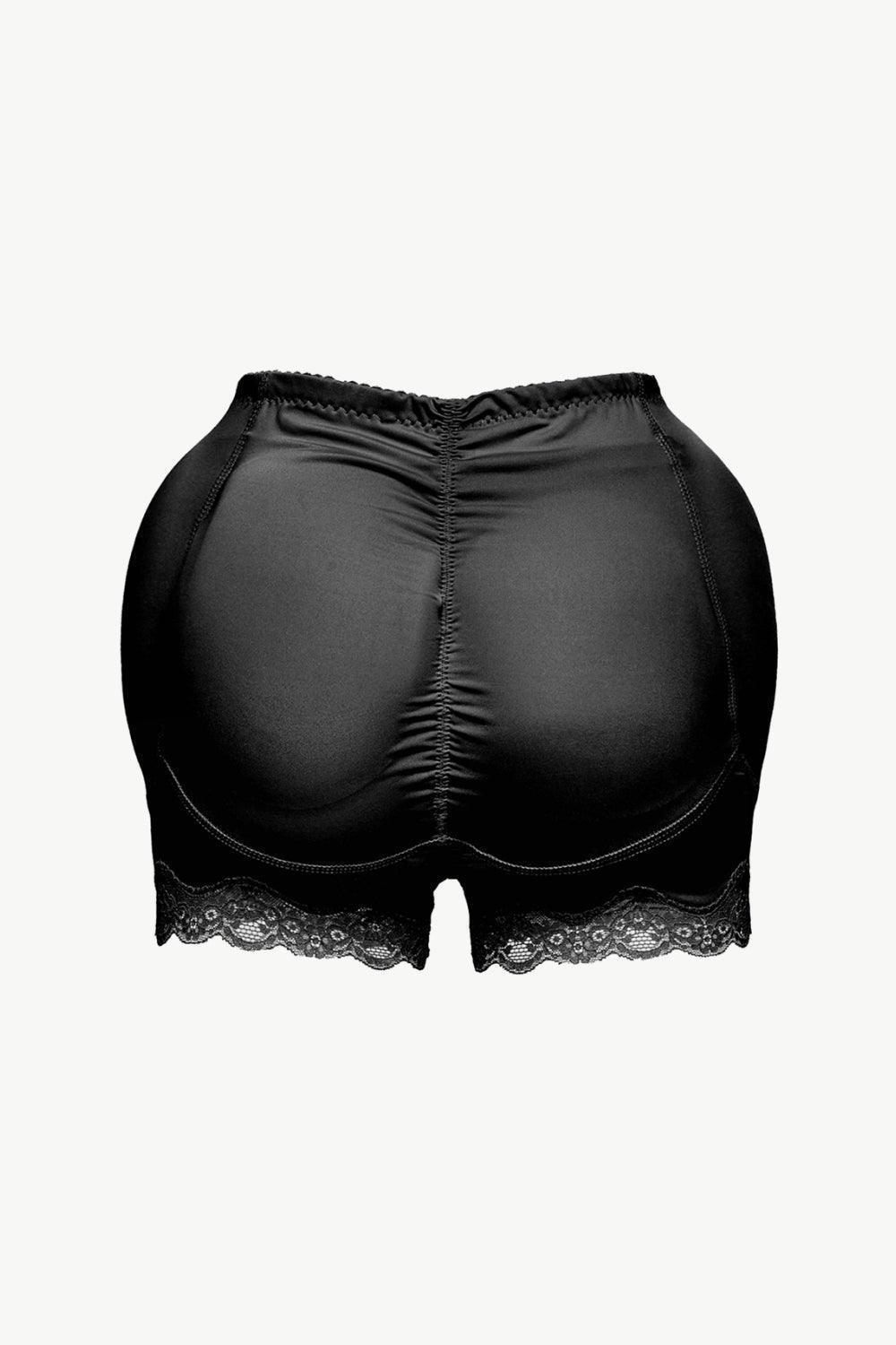 Lace Trim Butt Lifter Shaping Shorts - MXSTUDIO.COM