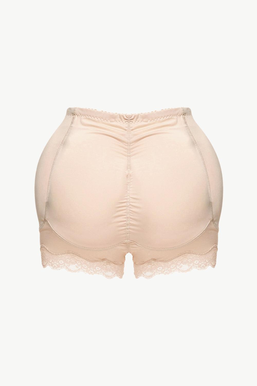 Lace Trim Butt Lifter Shaping Shorts - MXSTUDIO.COM