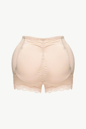 Lace Trim Butt Lifter Shaping Shorts - MXSTUDIO.COM