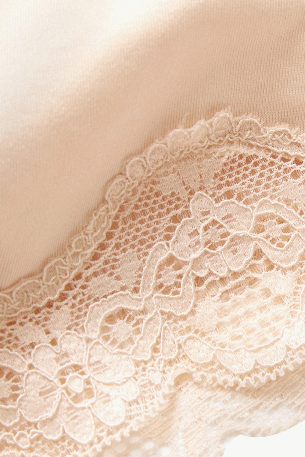 Lace Trim Butt Lifter Shaping Shorts - MXSTUDIO.COM