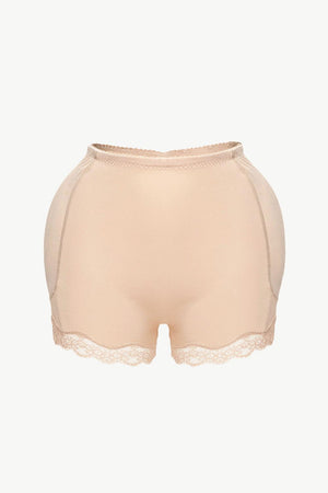 Lace Trim Butt Lifter Shaping Shorts - MXSTUDIO.COM