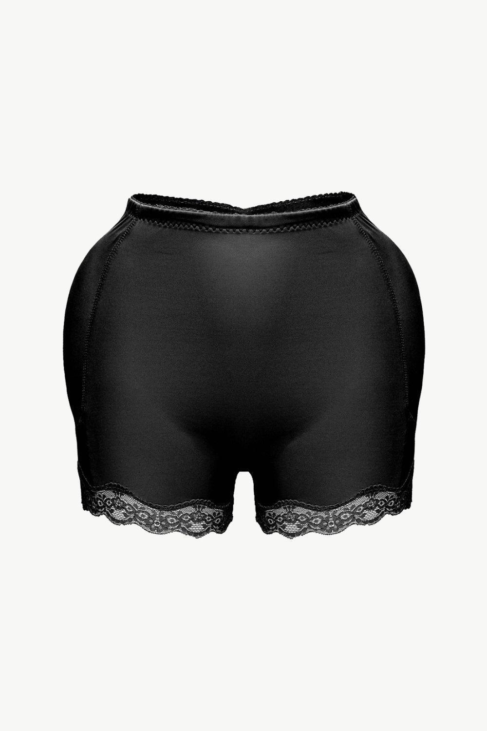 Lace Trim Butt Lifter Shaping Shorts - MXSTUDIO.COM