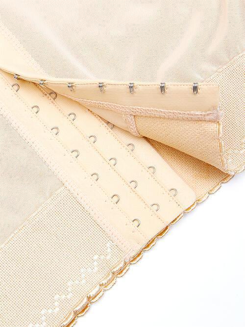 a close up of a piece of cloth on a white surface