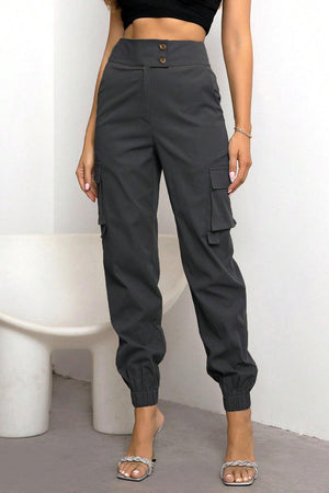 Lady Adventurer High Waist Jogger Cargo Pants - MXSTUDIO.COM