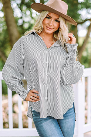 Laid-Back Life Long Sleeve Button Down Shirt - MXSTUDIO.COM