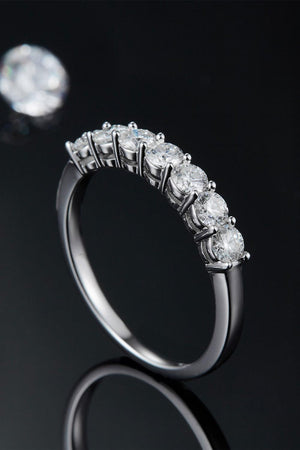 Let Me Show Moissanite Platinum-Plated Ring - MXSTUDIO.COM