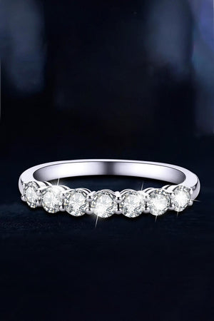 Let Me Show Moissanite Platinum-Plated Ring - MXSTUDIO.COM