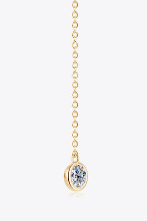 Limitless Elegance Moissanite Chain Drop Earrings - MXSTUDIO.COM