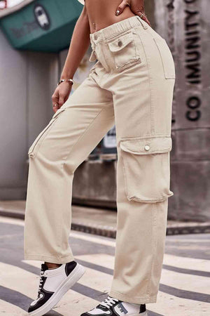 Look Extra Straight Leg Cargo Pants - MXSTUDIO.COM