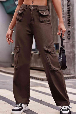 Look Extra Straight Leg Cargo Pants - MXSTUDIO.COM