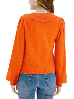 Lovely Embrace Collared Button Up Cardigan-MXSTUDIO.COM