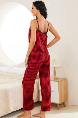 Luxuriously Soft Plaid Pajama Set - MXSTUDIO.COM