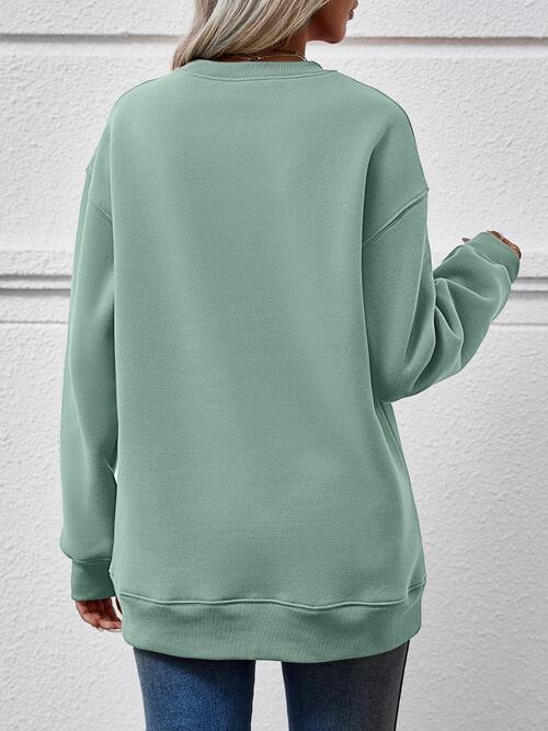 Magnificent Round Neck Christmas Sweatshirt-MXSTUDIO.COM
