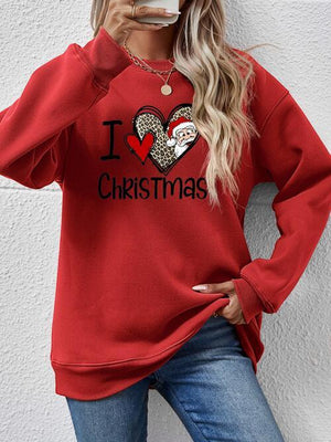 Magnificent Round Neck Christmas Sweatshirt-MXSTUDIO.COM