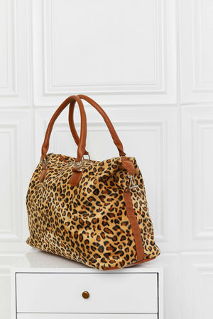 Medium Size Animal Print Brushed Weekender Bag - MXSTUDIO.COM