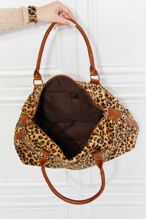 Medium Size Animal Print Brushed Weekender Bag - MXSTUDIO.COM