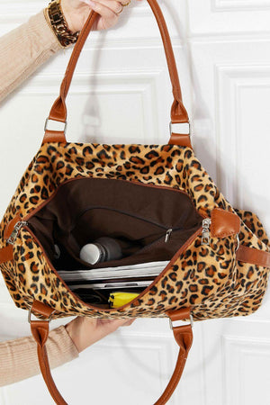 Medium Size Animal Print Brushed Weekender Bag - MXSTUDIO.COM