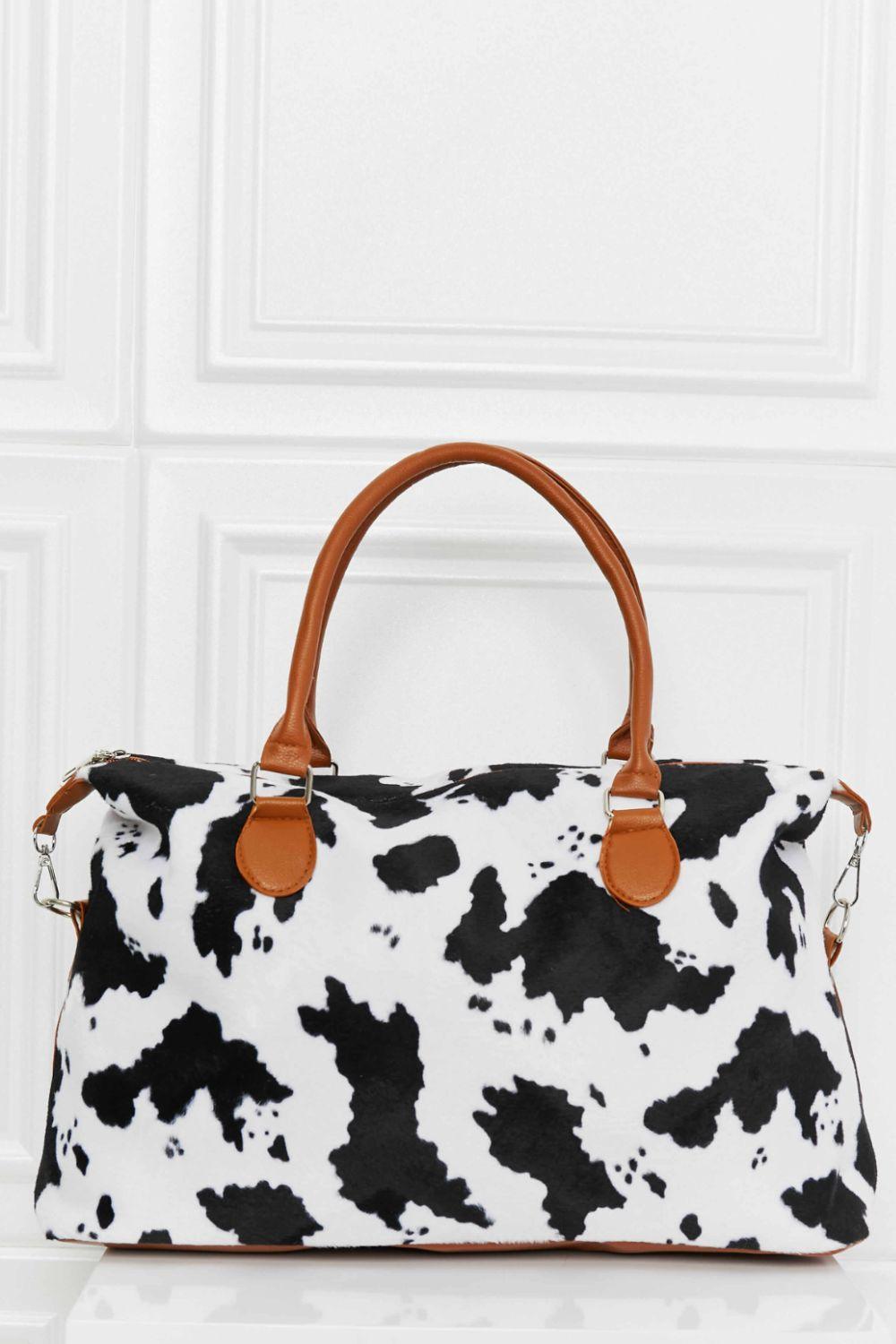 Medium Size Animal Print Brushed Weekender Bag - MXSTUDIO.COM