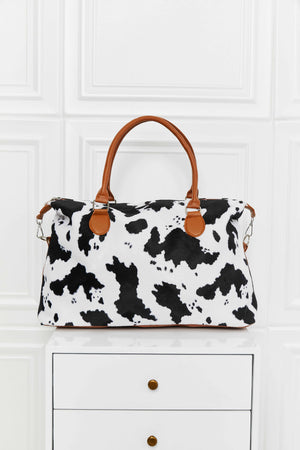 Medium Size Animal Print Brushed Weekender Bag - MXSTUDIO.COM