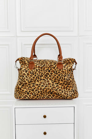 Medium Size Animal Print Brushed Weekender Bag - MXSTUDIO.COM
