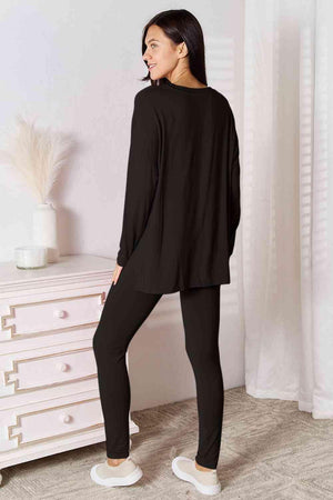 Mellow Plus Size Top And Pants 2 Piece Loungewear Set - MXSTUDIO.COM