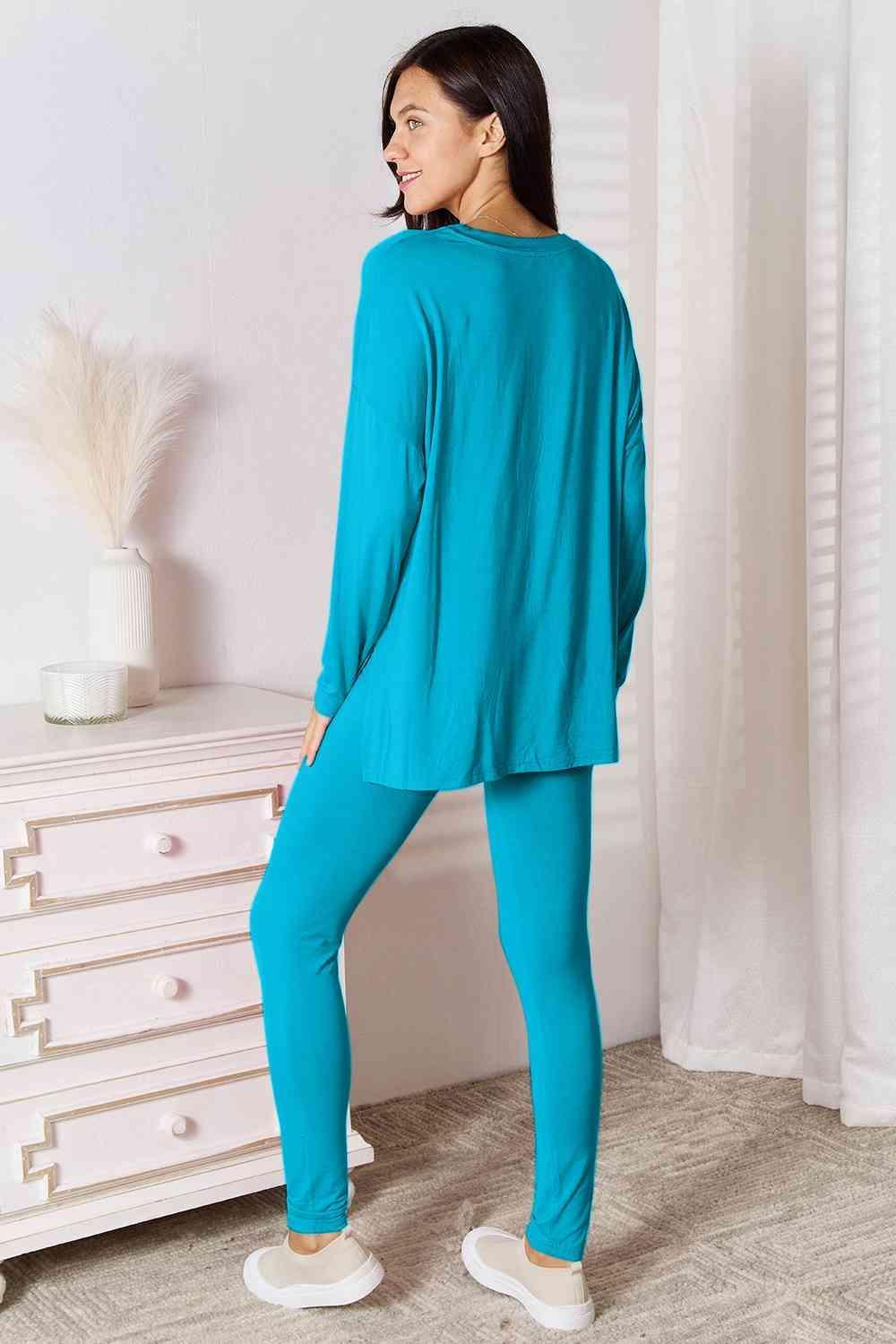 Mellow Plus Size Top And Pants 2 Piece Loungewear Set - MXSTUDIO.COM