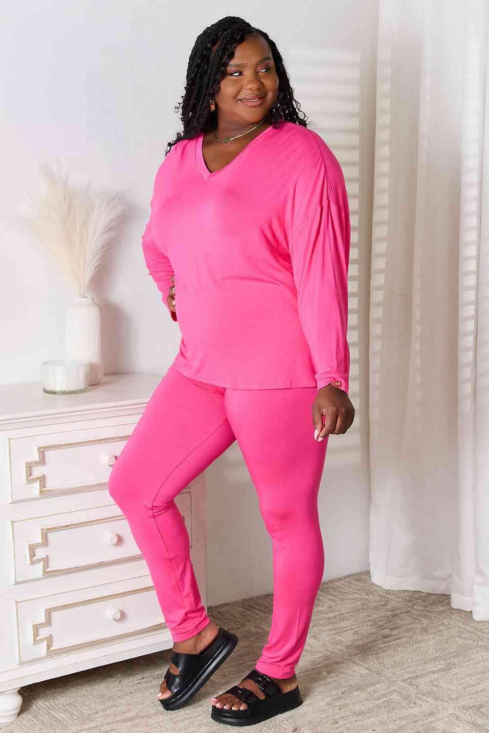 Mellow Plus Size Top And Pants 2 Piece Loungewear Set - MXSTUDIO.COM
