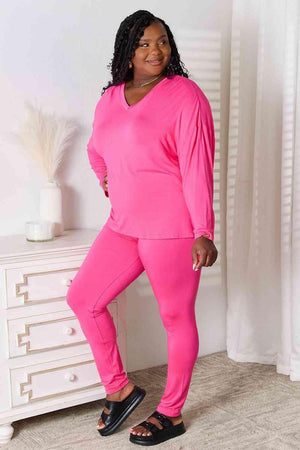 Mellow Plus Size Top And Pants 2 Piece Loungewear Set - MXSTUDIO.COM