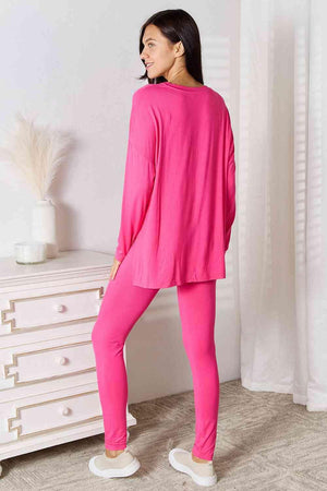 Mellow Plus Size Top And Pants 2 Piece Loungewear Set - MXSTUDIO.COM