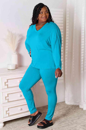 Mellow Plus Size Top And Pants 2 Piece Loungewear Set - MXSTUDIO.COM