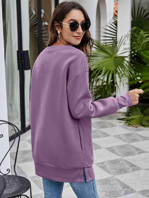 Merry Christmas Graphic Women Long Sleeve Sweatshirt-MXSTUDIO.COM